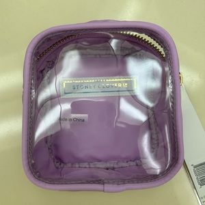Stoney Clover Lane NWT 💜 Grape mini clear pouch
